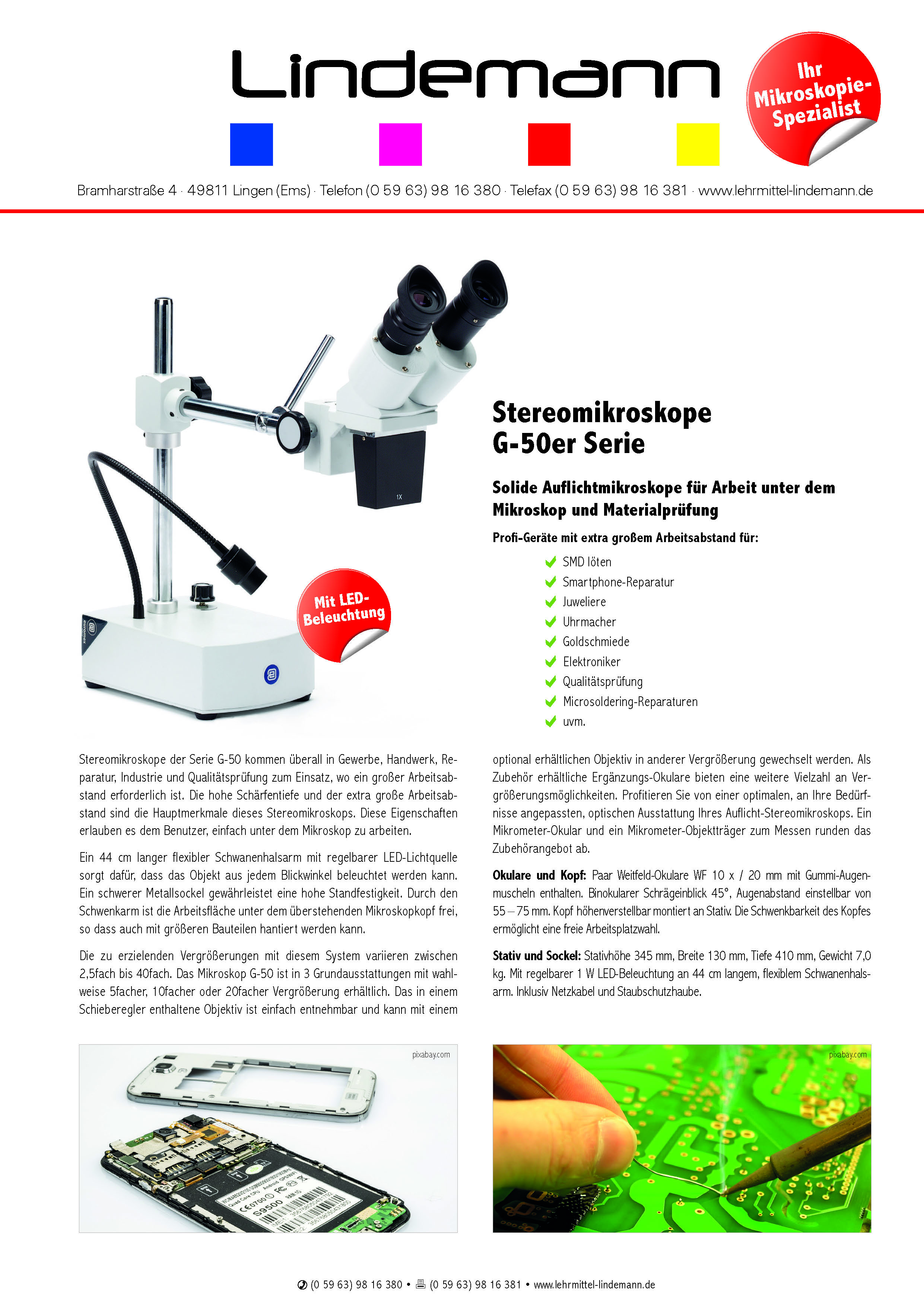 Stereomikroskop G-50